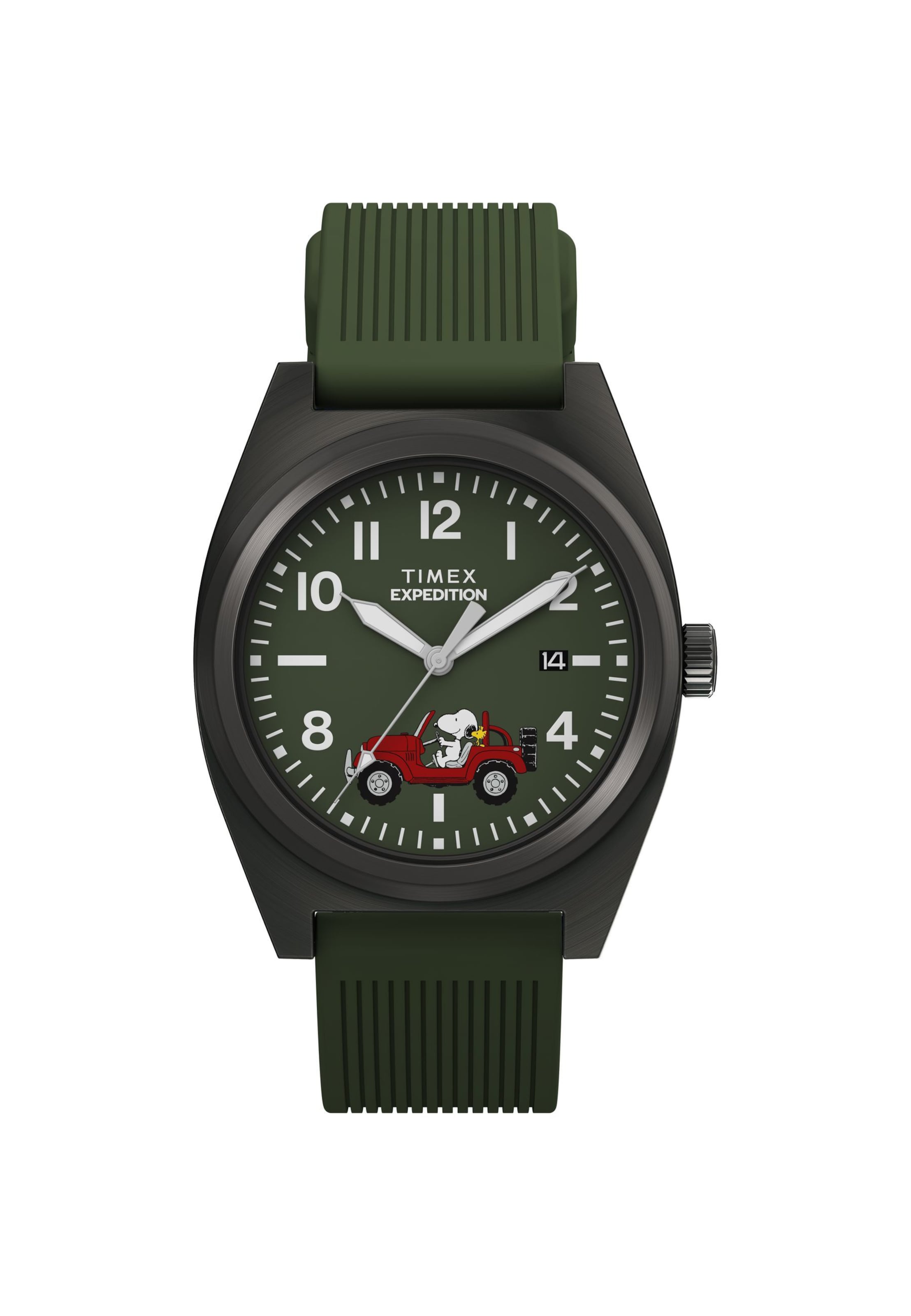 Orologio analogico di TIMEX in verde: frontale
