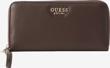 Portamonete 'Melody' di GUESS in marrone: frontale