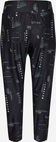 Slimfit Pantaloni sport de la Active by Zizzi pe negru
