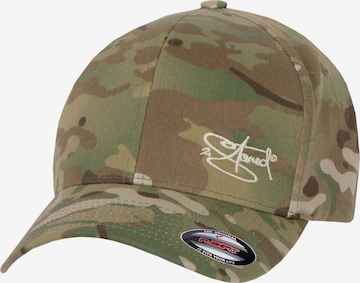 2Stoned Cap 'Flexfit Multicam' in Grün: Vorderseite