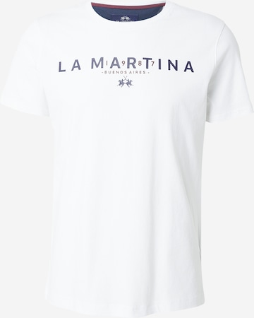 balta La Martina Marškinėliai: priekis