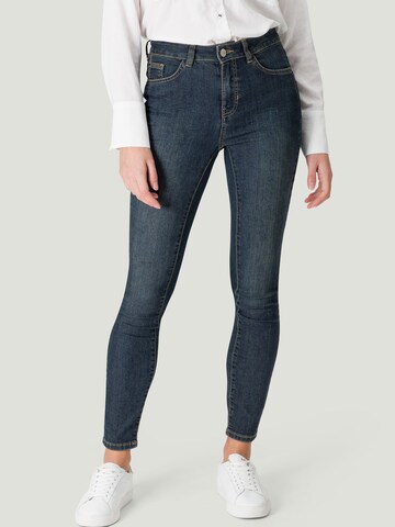 zero Skinny Jeans in Blauw: voorkant