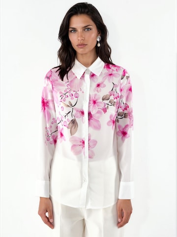 Camicia da donna di MSN Collection in bianco