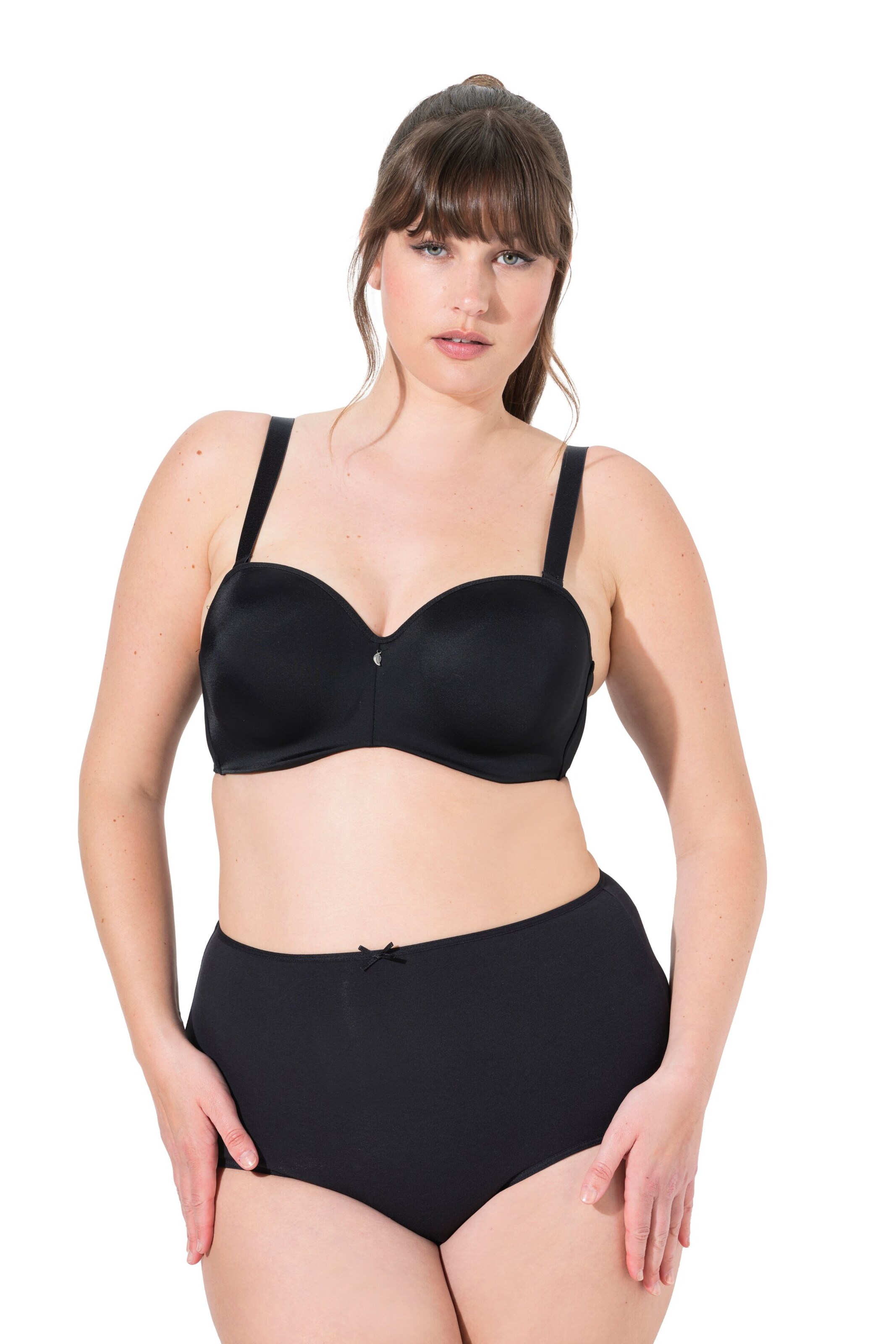 Ulla Popken Slip in Schwarz: Vorderseite