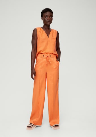 s.Oliver BLACK LABEL Regular Hose in Orange