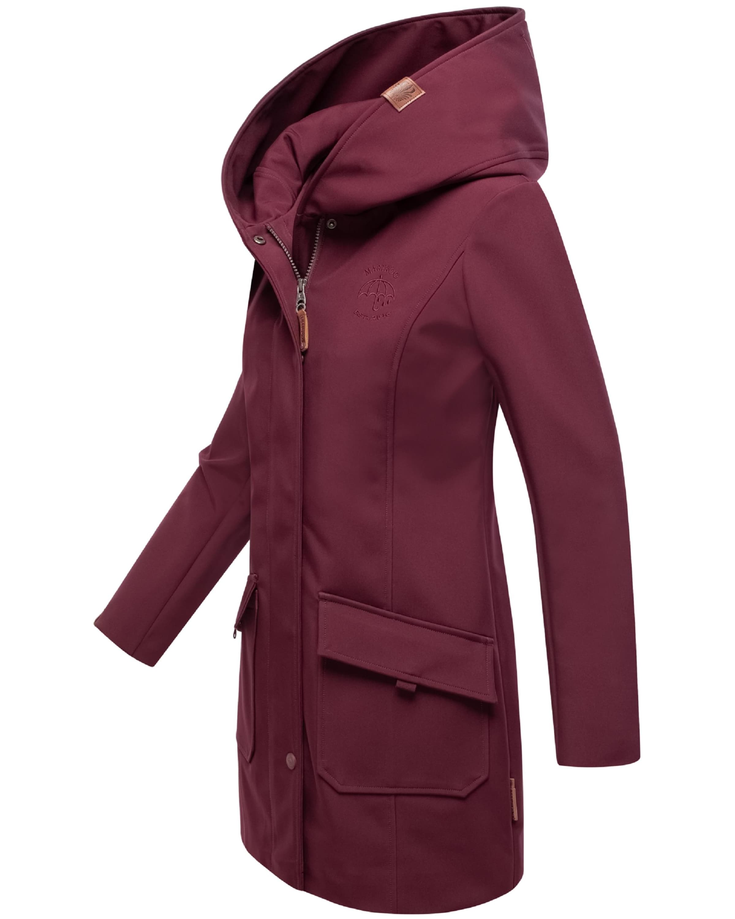 MARIKOO Functionele mantel 'Mayleen' in Rood