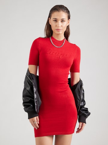 Robes en maille 'Sbloggy_B' HUGO en rouge : devant