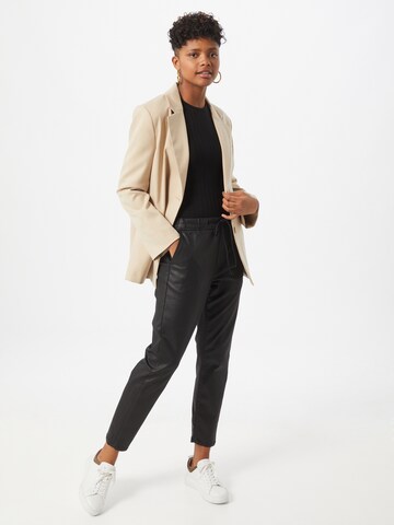 Pepe Jeans Regular Trousers 'Cara' in Black