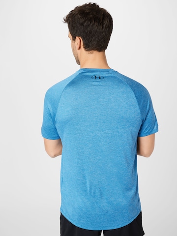 UNDER ARMOUR Regular Fit Funktionsshirt 'Tech 2.0' in Blau