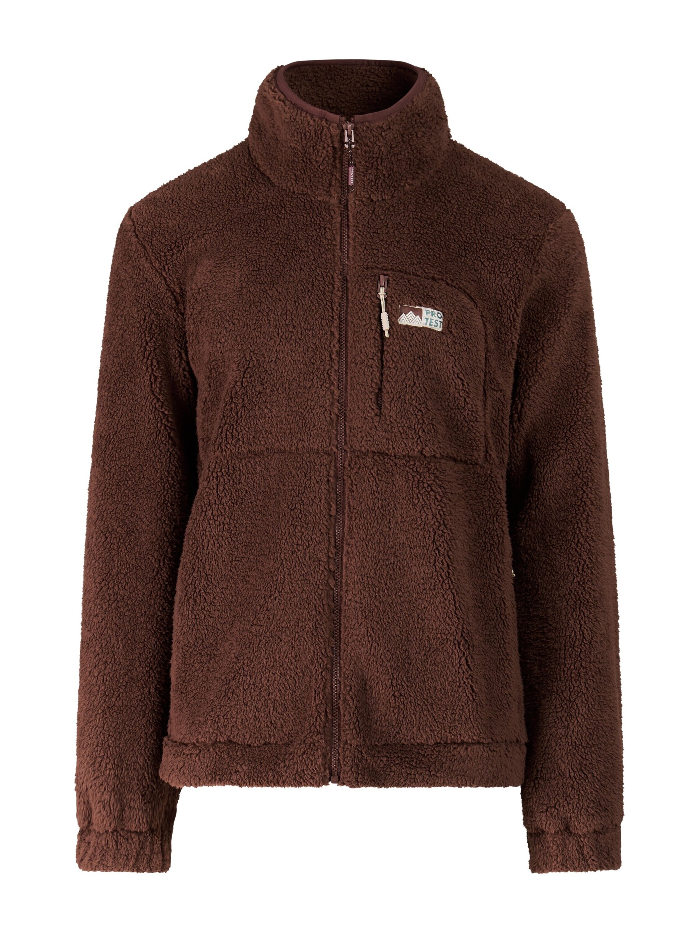 PROTEST Fleece jacket 'PRTCleeve' in Red: front