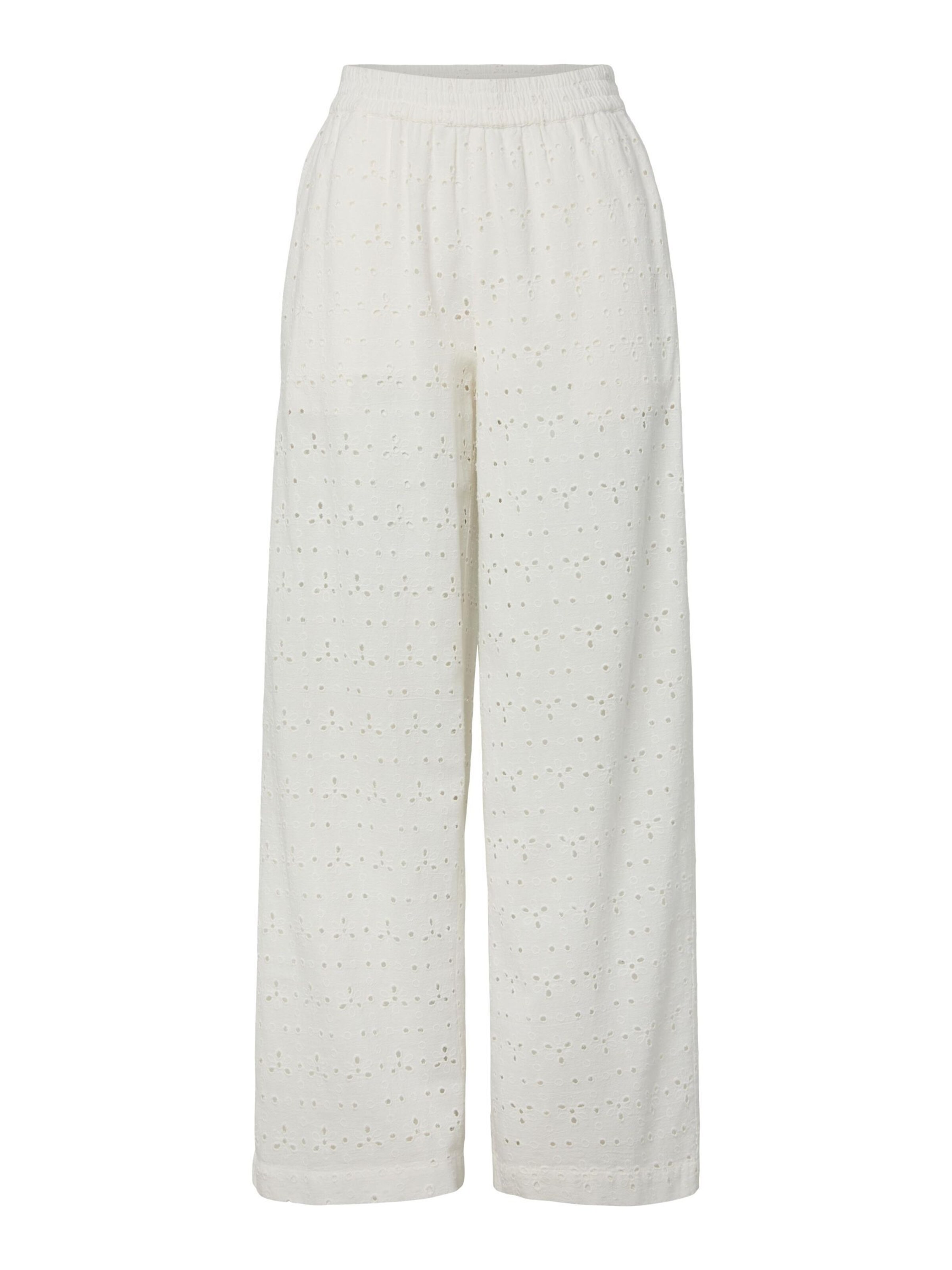 PIECES - Pierna ancha Pantalón 'PCTyla' en beige: frente