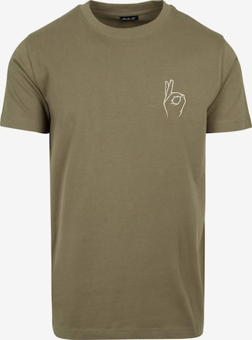 MT Men Shirt 'Easy Sign' in Green: front