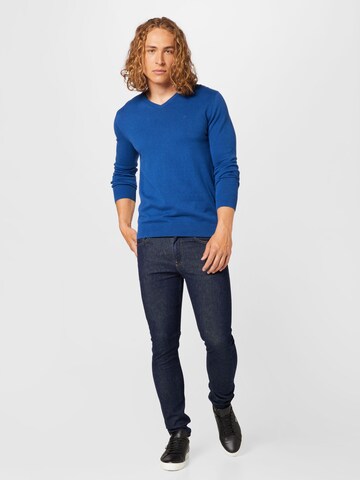 TOM TAILOR Regular fit Sweater in Blue