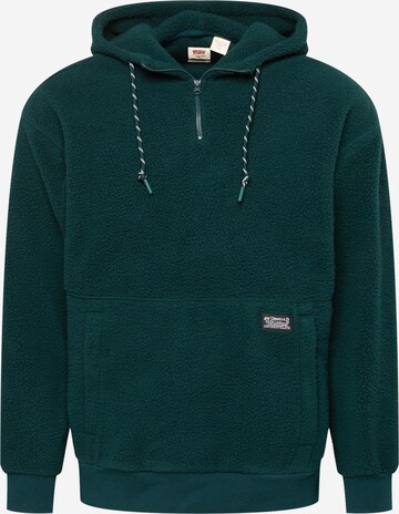 LEVI'S ® Sweatshirt 'Levi's® Men's Sherpa Utility Hoodie' i grønn: forside