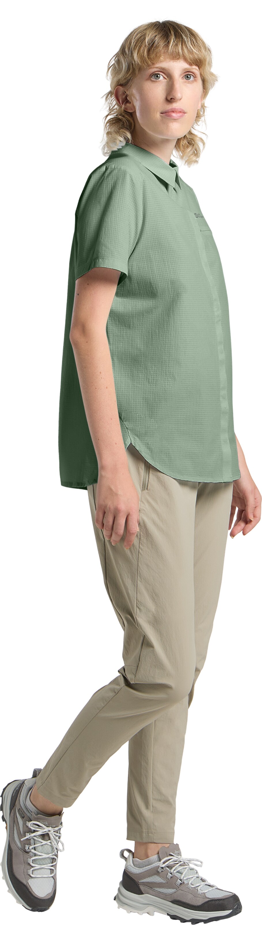 JACK WOLFSKIN Funktionsbluse in Grün