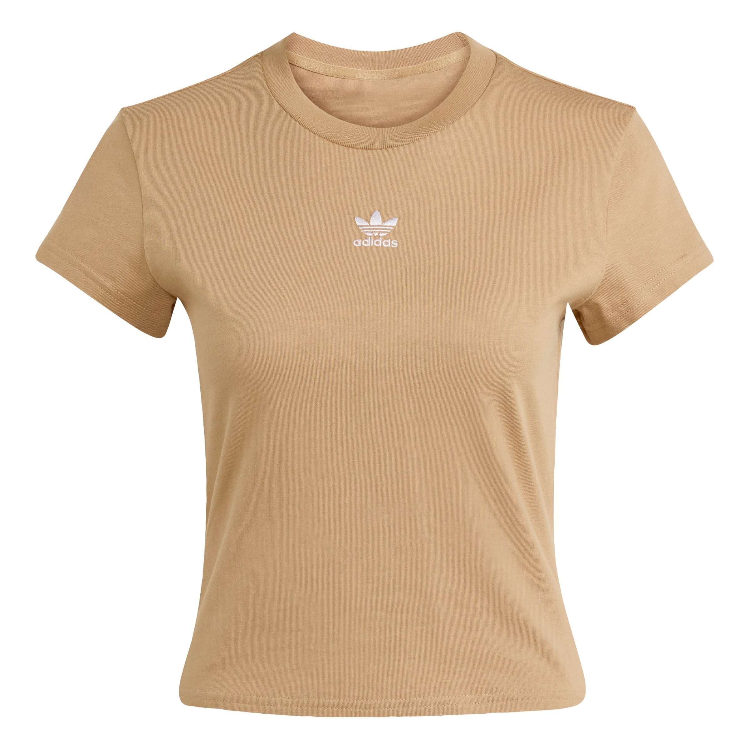 ADIDAS ORIGINALS Tričko 'Essentials' – hnědá: přední strana