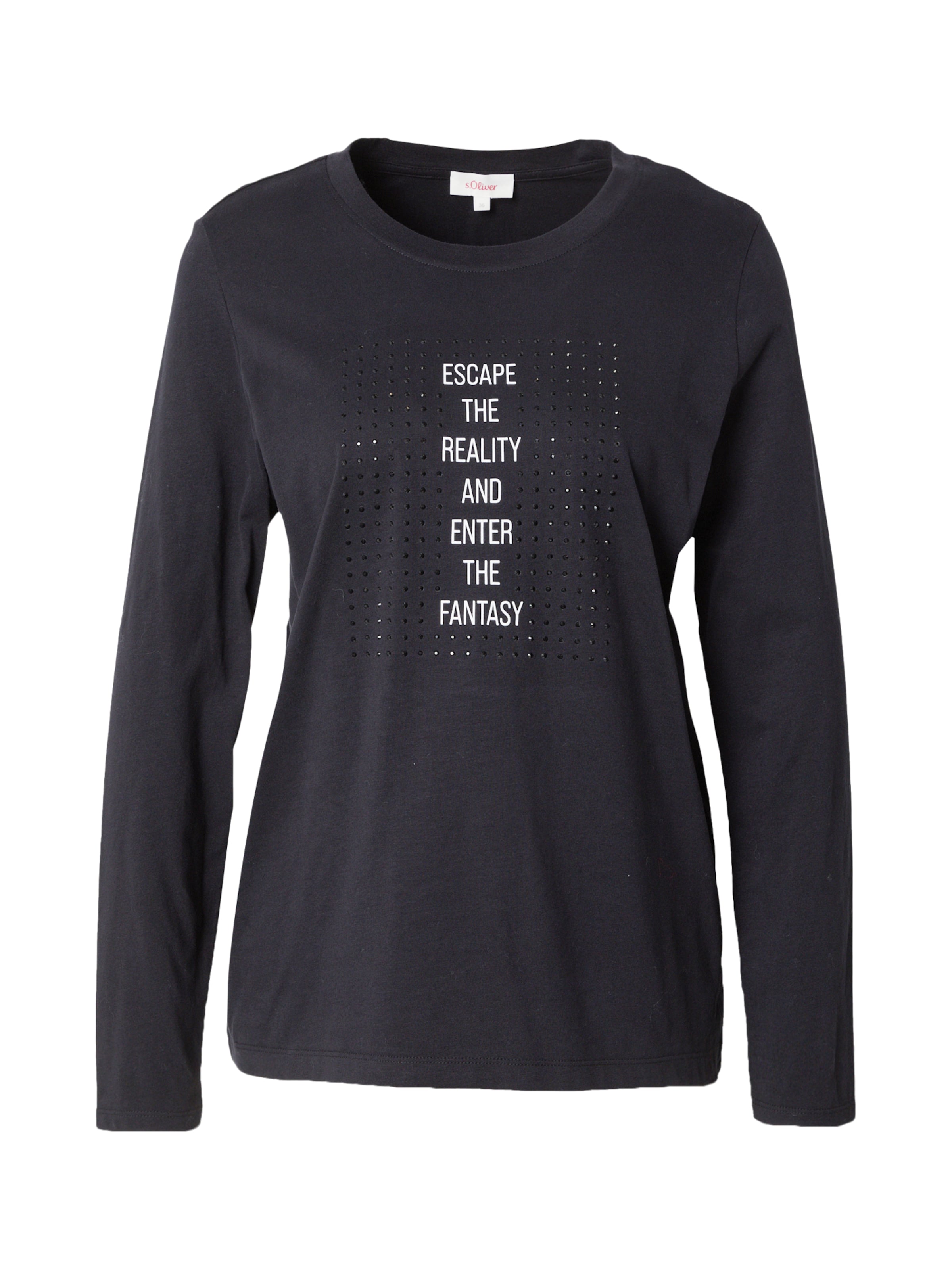 s.Oliver Shirt in Schwarz: Vorderseite