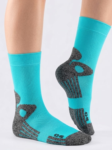 celodoro Athletic Socks 'Trekking Exclusive' in Blue