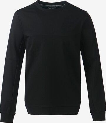 Virtus Sweatshirt 'Leislon' in Zwart: voorkant