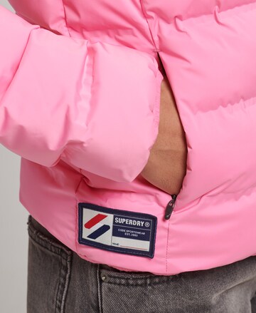 Superdry Vinterjakke i pink