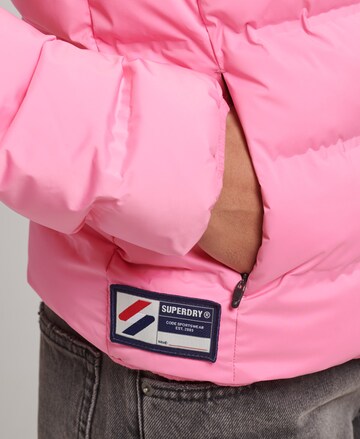 Superdry Zimska jakna | roza barva