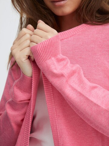 PULZ Jeans Gebreid vest 'Sara' in Roze