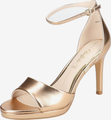 BUFFALO Sandals in Gold: front