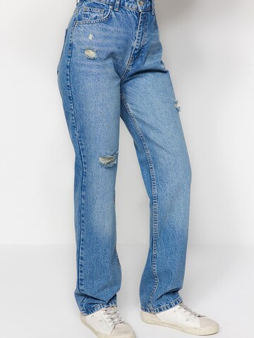 Regular Jean Trendyol en bleu