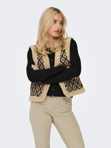 ONLY Vest 'ONLJESSIE' i beige: forside