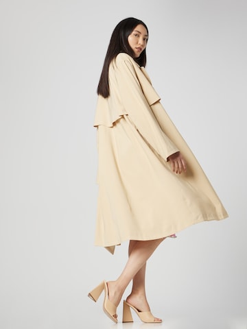 Katy Perry exclusive for ABOUT YOU Between-Seasons Coat 'Selina' in Beige
