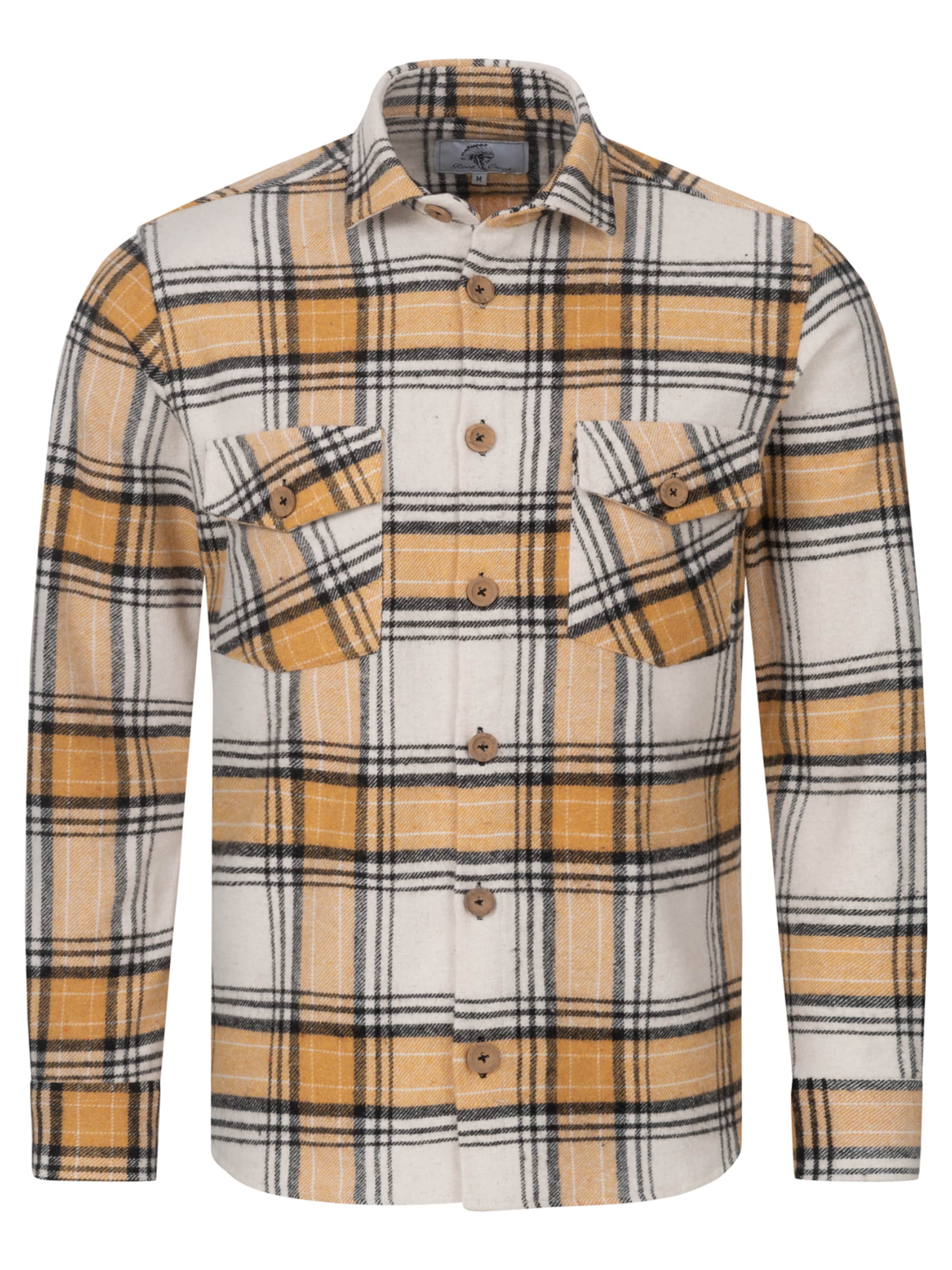 Rock Creek Hemd in Gelb: Vorderseite