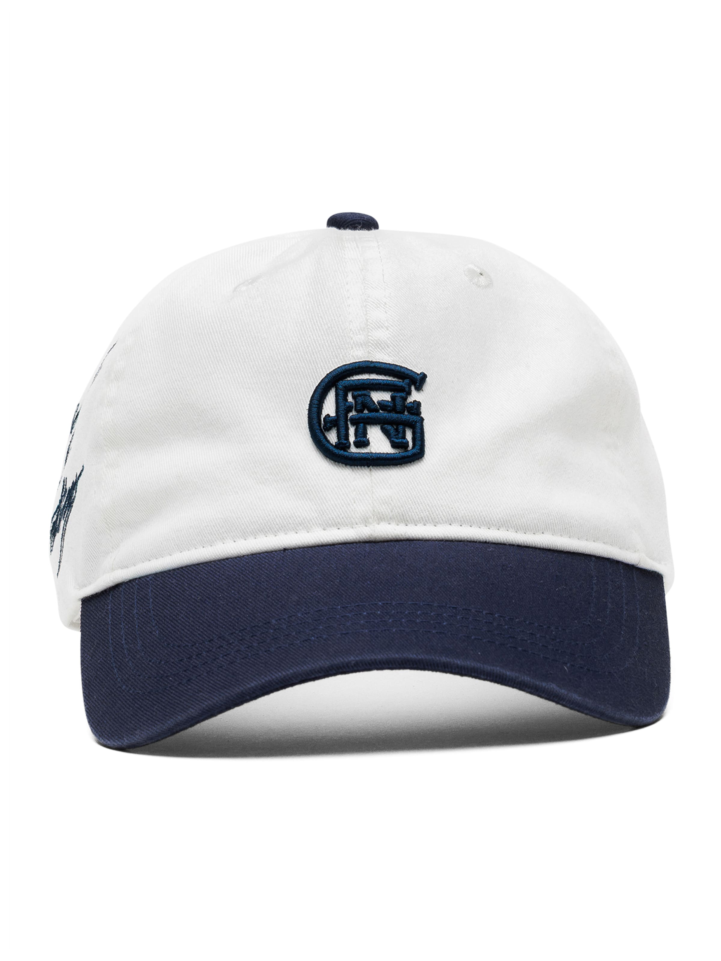 Cappello da baseball di Good For Nothing in blu: frontale