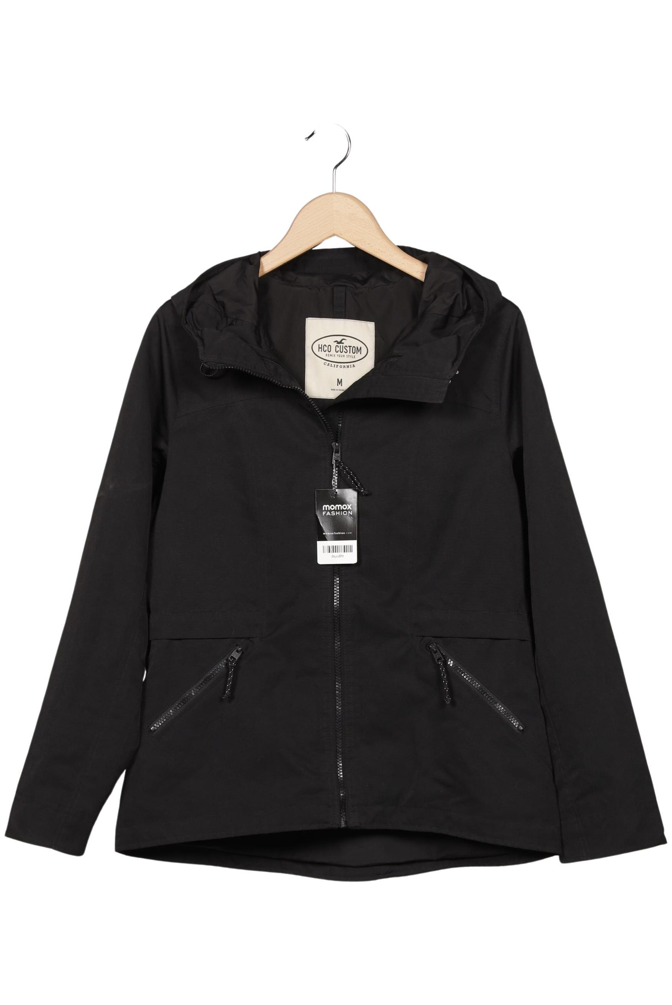 HOLLISTER Jacket & Coat in M in Black: front