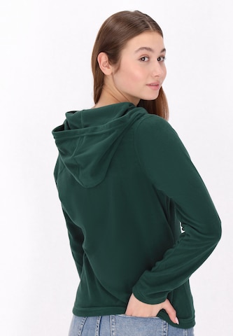 Veste en polaire swirly en vert