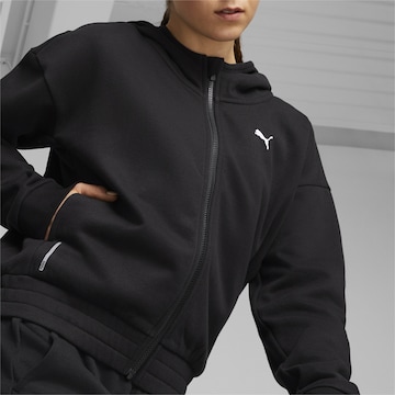 PUMA - Sudadera con cremallera deportiva en negro