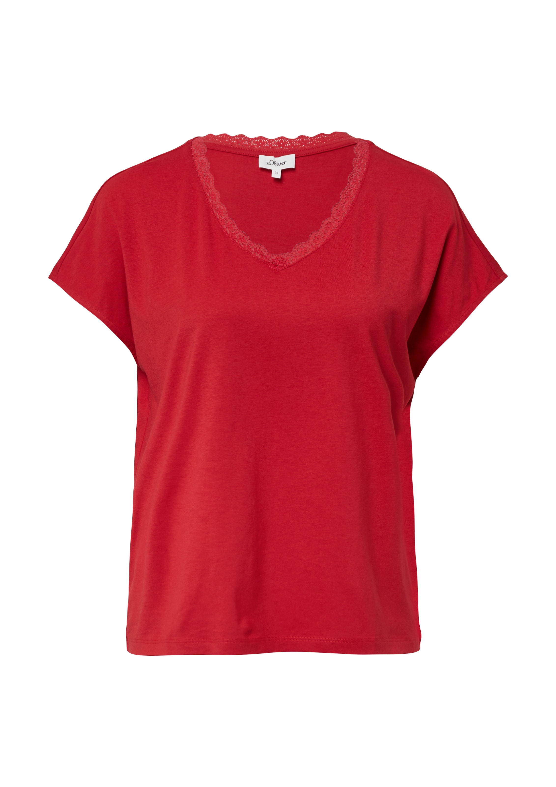 T-shirt s.Oliver en rouge : devant