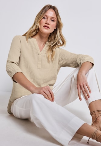 STREET ONE Blouse in Beige: front