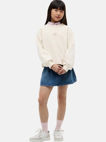 TOMMY HILFIGER Bluzka sportowa 'TONAL FLAG RAGLAN CREW FELPA' w kolorze biały