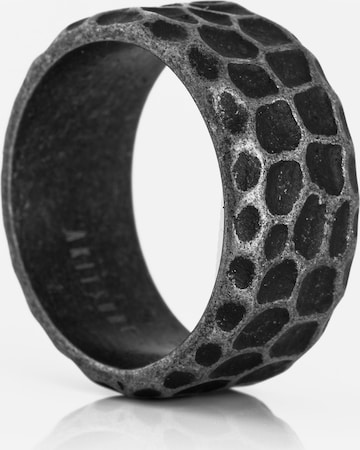 Akitsune Ring 'Terra' in Silver: front