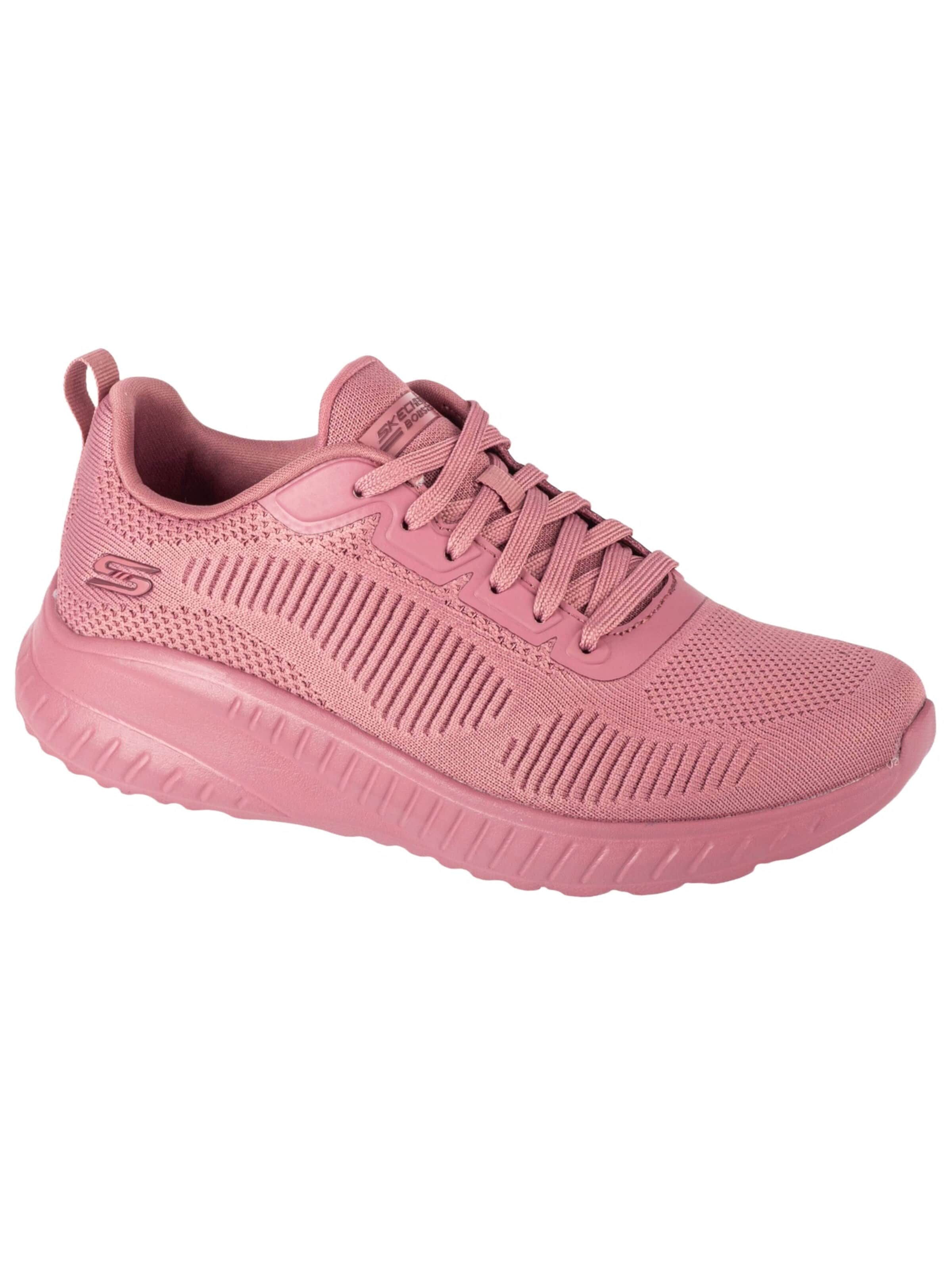SKECHERS Sneakers laag 'Skechers Bobs Squad Chaos - Face Off' in Roze