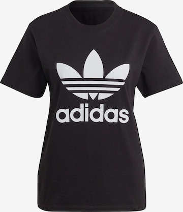 ADIDAS ORIGINALS Shirt in Black: front