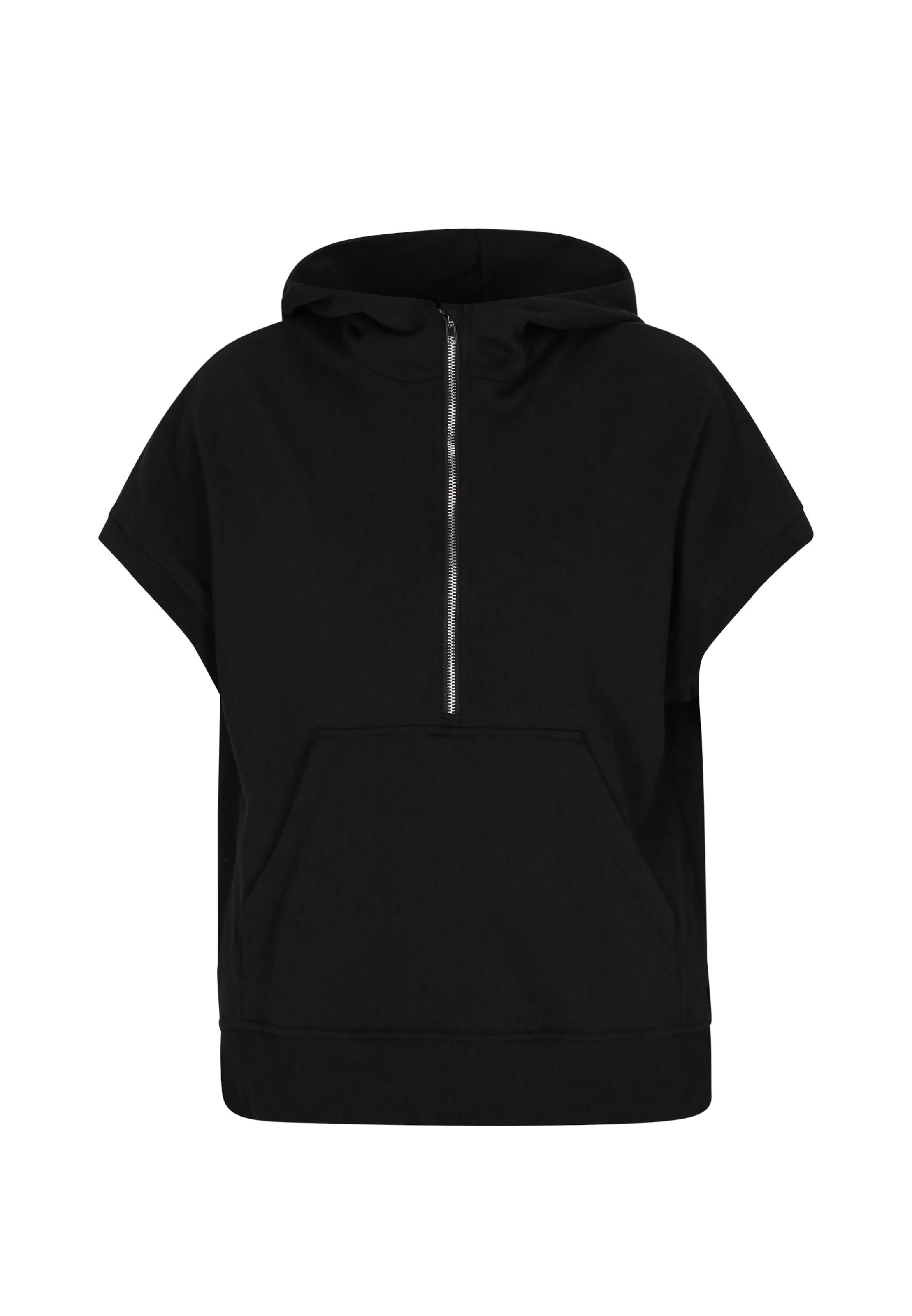 Sweat-shirt MUTHA en noir : devant