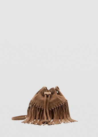 MANGO KIDS Bag 'Fringe' in Brown