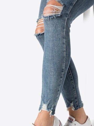 Tally Weijl Skinny Jeans i blå