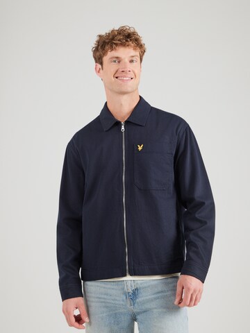 Lyle & Scott Tussenjas in Blauw: voorkant