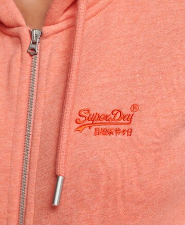 Veste de survêtement Superdry en orange