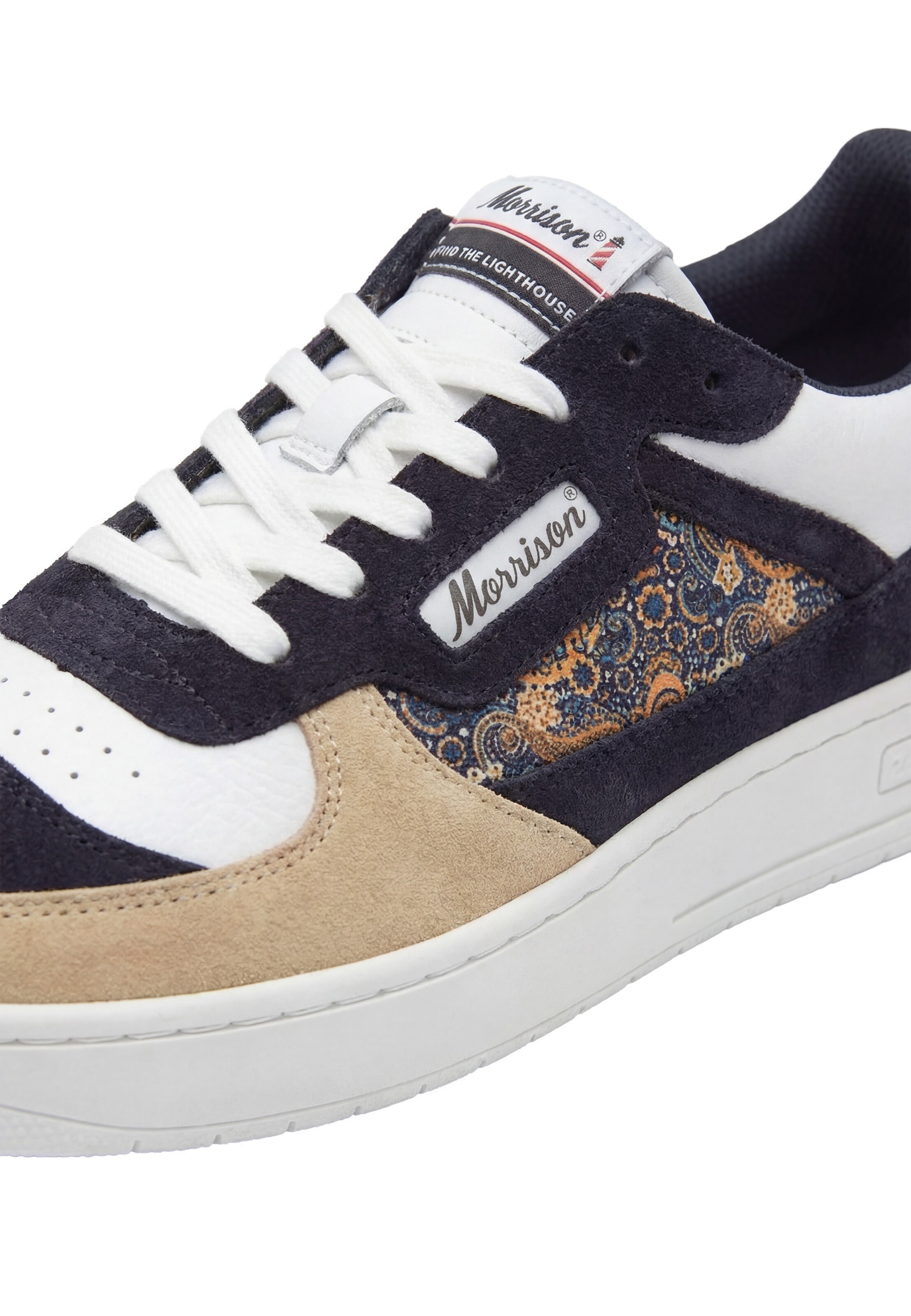 Baskets basses 'Zeta' Morrison en noir