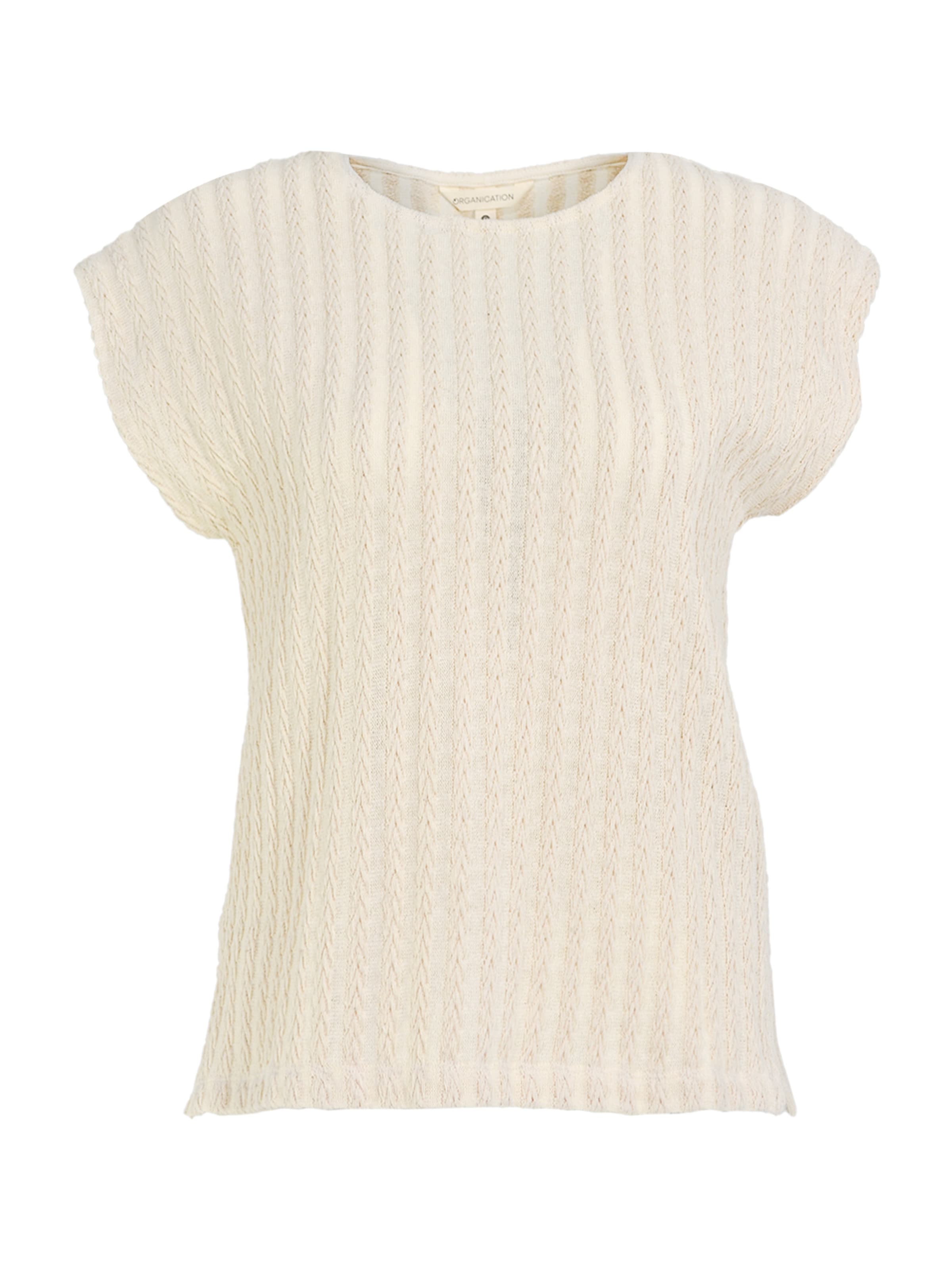 Organication Top in Beige: front