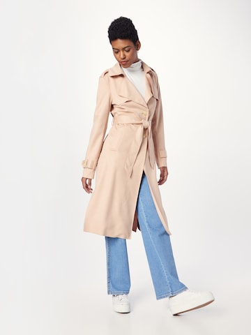 RINO & PELLE Between-Seasons Coat in Pink: front