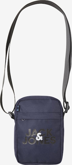 JACK & JONES Чанта за през рамо тип преметка 'ADRIAN' в нейви синьо / черно / бяло, Преглед на продукта